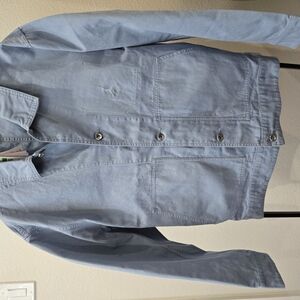 Nike Jordan Essentials Chicago Mens Jacket Size L Light Blue